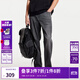 杰克·瓊斯（JACK&JONES）25年男裝秋季903直筒牛仔褲男黑灰色彈力休閑寬松潮流褲子品牌 A16灰牛仔-非涼感 寬松直筒，卡碼拍小 32 175 W32/L32
