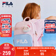 FILA斐樂(lè )兒童雙肩包小童輕量背包男女童幼兒園書(shū)包 腮粉紅 XS