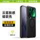 ESCASE適用小米17ProMax手機殼磁吸xiaomi17promax全包保護套IML磨砂半透軟邊防摔防滑防指紋簡約透黑