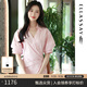 歌力思（ELLASSAY）夏新款棉不規(guī)則多巴胺穿搭春日約會粉色襯衫連衣裙女 裸粉色 XS