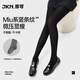 JKN豎條紋灰色連褲襪【微壓顯瘦】miu系提臀不掉檔顯瘦外穿打底褲