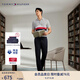 TOMMY HILFIGER【易打理斜紋】男裝1985微彈潮流多色商務(wù)直筒休閑西褲 藏青色DW5 34 （推薦：160-170斤）
