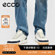 愛(ài)步（ECCO）板鞋男 25年簡(jiǎn)約拼色舒適運動(dòng)鞋休閑男鞋 街頭球鞋539814 HL 海洋藍/白色/寶藍色53981461251 39
