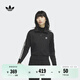 adidas經(jīng)典復古運動(dòng)立領(lǐng)夾克外套女裝秋季阿迪達斯官方三葉草   黑色(推薦選大一碼)   M