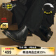 馬丁博士（Dr.Martens）2976英倫女舒適保暖機車(chē)靴黑色女切爾西靴 黑色 38