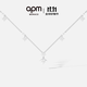 APM Monaco女生閃耀可調(diào)節(jié)四葉草項鏈飾品送女友送閨蜜情侶禮物 閃耀可調(diào)節(jié)項鏈 銀色