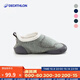 迪卡儂（DECATHLON）寶寶棉鞋嬰兒秋冬季加絨學(xué)步鞋防滑軟底幼兒園室內(nèi)鞋GYMK 灰色加絨款 23