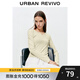 UR2025秋季新款女裝時(shí)尚休閑簡(jiǎn)約基礎修身T恤UYB450010 米黃 M