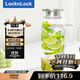 樂(lè )扣樂(lè )扣（locknlock）玻璃冷水涼水壺帶把手水杯耐高溫泡茶壺LLG970_1.8L