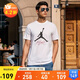 Jordan男子喬丹 棉透氣 飛人Logo 短袖T恤AO0665-100白色M