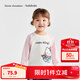 巴拉巴拉【HelloKittyIP商場(chǎng)同款】女寶寶長(cháng)袖t恤速干2025秋新款 本白10101 100