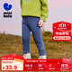 迷你巴拉（minibala）迷你巴拉女童褲子舒適高彈冬新品【高彈打底褲】