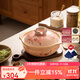 萬(wàn)土燒 日式土鍋煲仔飯專(zhuān)用陶瓷砂鍋煲湯鍋家用沙鍋新居喬遷禮物 花見(jiàn)8號中鍋（3-5人用） 3.5L