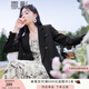 香影黑色西裝外套女2025秋季新款今年流行小西服職業(yè)通勤休閑春秋 黑色 L