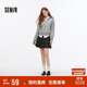 森馬（Semir）半身裙女學(xué)院風(fēng)顯瘦短裙俏皮小個(gè)子秋灰色格子百褶裙101524120012