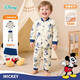 迪士尼（Disney）童裝秋冬季男女兒童三層暖棉親膚保暖家居服睡衣套裝 米奇 120