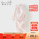 戴維貝拉（DAVE＆BELLA）兒童毛絨家居服套裝2025冬裝新款珊瑚絨男童睡衣休閑女寶寶衣服 小鳥(niǎo)印花【現貨】 90 cm（建議身高80-90cm）