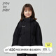 jnby by JNBY江南布衣童裝輕薄羽絨服運(yùn)動(dòng)連帽保暖外套男女童兒童1NAC13391 001本黑 110 cm