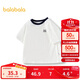 巴拉巴拉童裝T恤兒童短袖2024男童夏裝女童上衣簡(jiǎn)約百搭208224117224