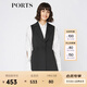 PORTS寶姿女裝 秋季新品百搭無袖中長款風(fēng)衣SA9T010GFQ037 黑色 S (4)