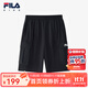 FILA【抗菌】斐樂(lè )兒童童裝短褲2025年夏季新款男童休閑針織五分褲 傳奇藍-NV 170