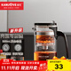 金灶（KAMJOVE）飄逸杯玻璃茶壺 家用可拆卸泡茶器茶杯泡茶壺套裝茶具 K-209 單泡茶壺 500ml