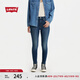 Levi's【商場(chǎng)同款】李維斯女士721美式高腰緊身高腰牛仔褲18882 深藍色 25 26