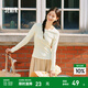 森馬（Semir）[商場同款]長袖T恤女緊身簡約百搭2025新款春圓領(lǐng)打底衫基礎(chǔ) 奶白10501 L 165/88A