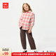 優(yōu)衣庫童裝男童女童快干廓形運動(dòng)褲彎刀鐮刀長(cháng)褲吸汗速干480343 38 深褐色 160