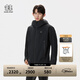 KOLON SPORT/可隆防水沖鋒衣 男子GTX 2L防風(fēng)透濕耐磨連帽夾克外套 LHGJ5SN031-BK 黑色 2XL 185/104A