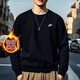 耐克（NIKE）男裝上衣 26春春新款運動(dòng)服寬松訓練加厚保暖衛衣圓領(lǐng)休閑套頭衫 黑色/加絨款/冬季保暖 L