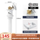 漢斯格雅（Hansgrohe）德國衛浴面盆下水器洗手盆臺上盆彈跳按壓式帶提籃防堵塞全銅金色 純白色D1 有溢水孔帶提籃
