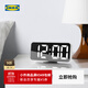宜家（IKEA）NOLLNING諾寧溫度計鬧鈴室內家用嬰兒房壁掛簡(jiǎn)約家用 鐘/溫度計/鬧鈴白色18x8cm