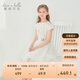 戴維貝拉【高定禮服】女童公主裙夏裝高端刺繡裙子氣質(zhì)公主裙
