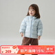 papa爬爬秋冬季新品兒童羽絨服輕薄男女童蓄熱耳朵羽絨衣外套 藍色-兒童 90 cm