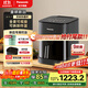 松下（Panasonic）雙核熱循環(huán)多功能全景可視家用全自動(dòng)無(wú)油5L大容量無(wú)需翻面 空氣炸鍋NF-KZ500-K