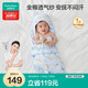 全棉時(shí)代嬰兒抱被純棉紗布嬰兒包巾初生襁褓包單薄款80cm×80cm 航海日記