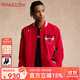 MITCHELL & NESSNBA芝加哥公牛夾克外套AUthentic秋冬衣服運動(dòng)休閑上衣 公牛隊96-97賽季AU紅 XL