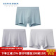 舒雅男士80S天絲莫代爾3A抗菌抑菌中腰平角內褲【3條裝】