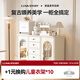月亮故事LUNASTORY兒童喂養臺收納柜嬰兒衣柜寶寶專(zhuān)用無(wú)甲醛母嬰級儲物柜臥室家用 復古柜三列-PLUS款 115cm面寬