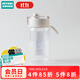 NITORI宜得利家居 透明運動(dòng)水杯塑料杯健身杯簡(jiǎn)易彈蓋便攜水杯 450ml