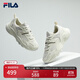 FILA 斐樂(lè )運動(dòng)鞋女MARS II 火星系列二代秋秋季時(shí)尚復古跑步鞋女 微白/雨霧灰-F12W141116FWA 36