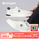 納維凱爾（Navigare）意大利小帆船男士小白鞋2025新款春夏秋季舒適增高休閑鞋時(shí)尚板鞋 白色 41 （順豐速發(fā)）