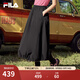 FILA 斐樂(lè )官方女士梭織裙2025夏季新款時(shí)尚休閑舒適半身裙一步裙 正黑色-BK M 165/66A/M