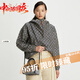 湯麗柏琦（Tory Burch）T MONOGRAM酒桶包 經(jīng)典波士頓手提單肩斜挎包TB女包 中秋節送禮 迷你海軍藍 82939-405
