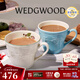 WEDGWOOD[結(jié)婚禮物]歡愉假日馬克杯情侶對(duì)杯杯子水杯咖啡杯高顏值 歡愉藍(lán)色+樹莓馬克杯 2個(gè) 350ml