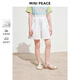 MiniPeace太平鳥(niǎo)童裝夏新女童休閑中短褲FBGCF2428 白色 140
