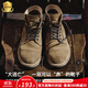 馬登工裝男鞋M43大逃亡馬丁靴英倫風(fēng)中幫沙漠靴ins潮流反絨皮鞋子秋 棕色 42 (260mm)