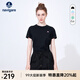 Navigare意大利小帆船短袖T恤衫女夏季圓領(lǐng)百搭體恤衫修身短款基礎款上衣 暗夜黑 L