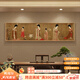 嶼見(jiàn)爾簪花仕女圖新中式茶室掛畫(huà)唐代國畫(huà)客廳裝飾畫(huà)古畫(huà)臥室床頭壁畫(huà)橫 A款-仕女圖 180*45cm 【鋁合金畫(huà)框】黑胡桃色 高清藝術(shù)微噴【優(yōu)質(zhì)油畫(huà)布+光油效果】